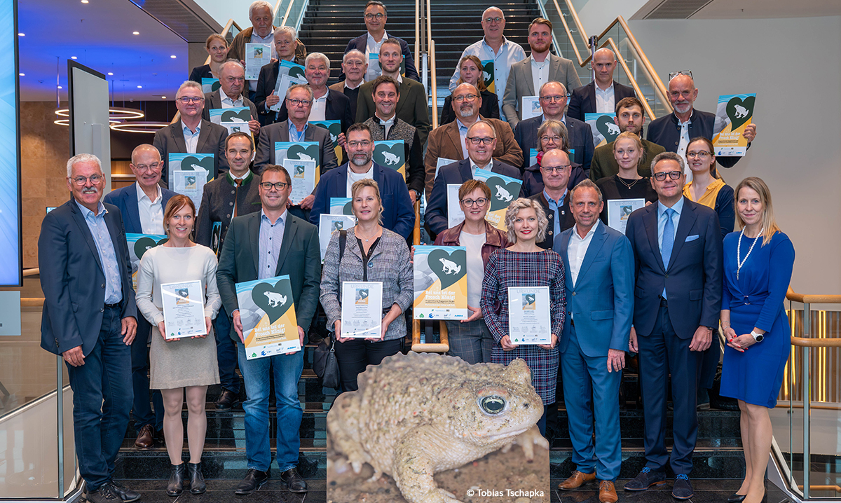 Rohstoffbetriebe für herausragendes Engagement für Amphibien gewürdigt